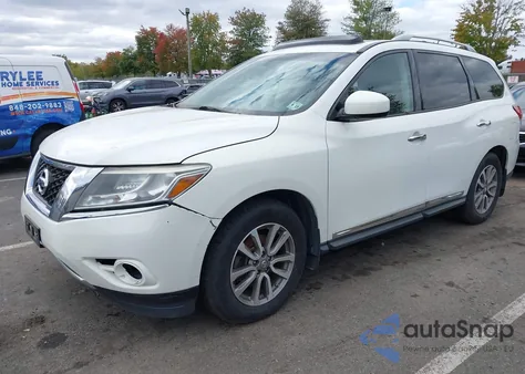 2014 Nissan Pathfinder Sl z USA, uszkodzony, nr VIN 5N1AR2MM4EC687861